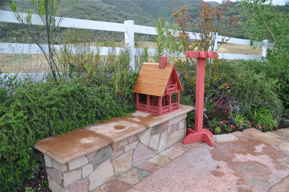 Flagstone Bench and Doll House