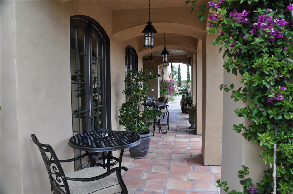 Spanish Look Outdoor Hallway